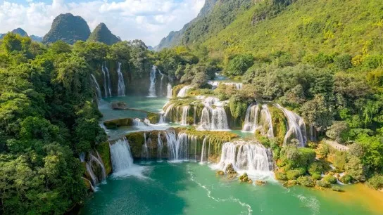 Day 8 Witness The Spectacular Flow Of Ban Gioc Waterfall, A Natural Wonder On The Vietnam–China Border