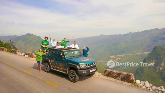 Ha Giang Jeep Tour 4 Days Quan Ba, Ma Pi Leng Sky Path & Waterfalls