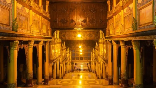 Day 11 Visit Botahtaung Pagoda And Admire Its Golden Interior Walkway
