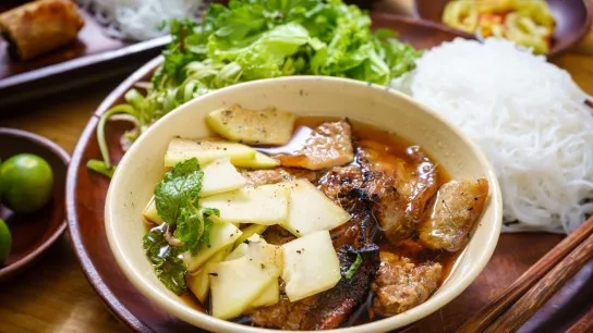 Taste the authentic flavors of Hanoi with every bite of Bun Cha