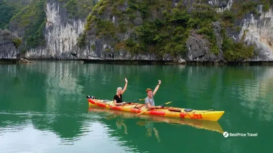 Day 3 Kayak Across Ha Long’s Emerald Waters And Get Closer To Nature