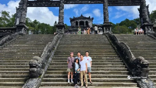 Day 7 Discover Khai Dinh Tomb With Its Unique Blend Of Eastern And Western Architecture