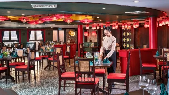 A beautiful setting to dine