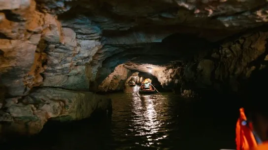 Paddle Through Spectacular Limestone Caves