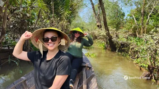 Day 2 Glide along the peaceful canals of the Mekong Delta