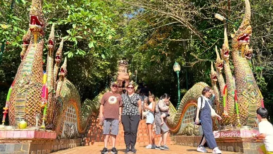 Day 9 Climb The Iconic Serpent Staircase In Chiang Mai