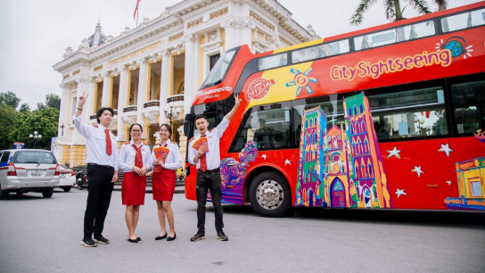 Hanoi Hop-On Hop-Off City Sightseeing Bus Ticket