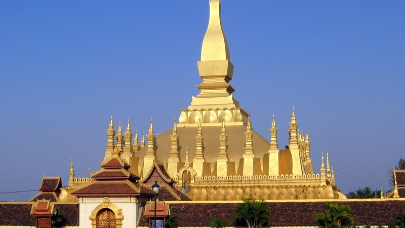 That Luang - The biggest Buddha relic stupa
