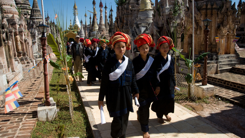 Pa O People In Indein