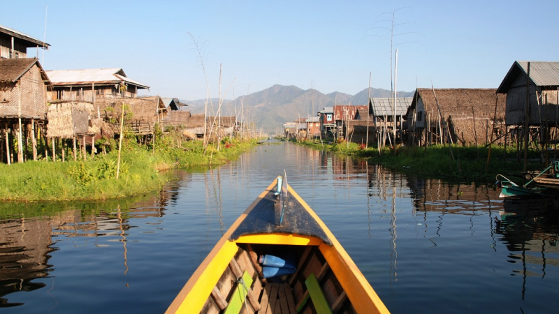 Inle Lake Burma Floating Village