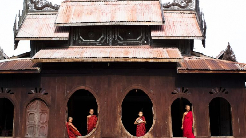 Nyaung Shwe Inle Lake Shwe Yan Pyay Monastery