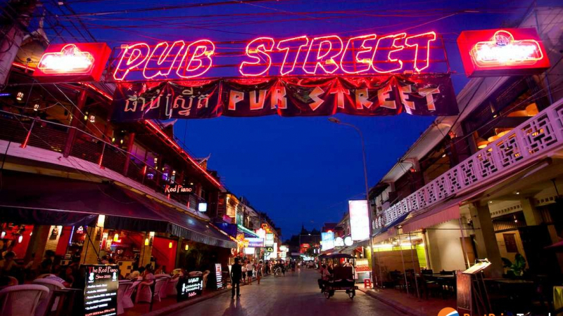 Pub Street in Siem Reap