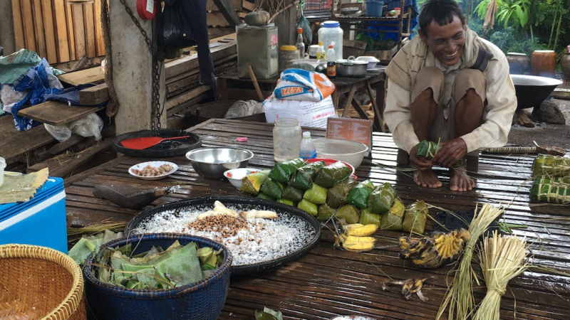 Livelihood Work Of A Household In Baray Village
