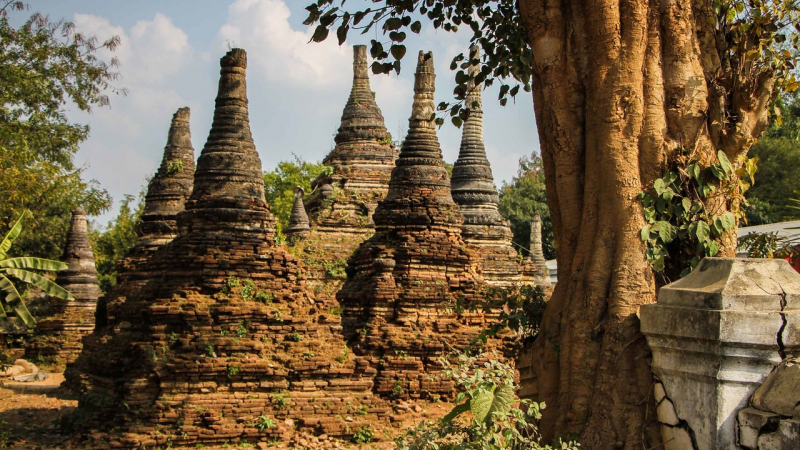 Ruins Of ‘little Bagan’ In Hsipaw