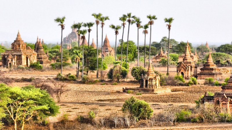 The Pagodas Of Bagan