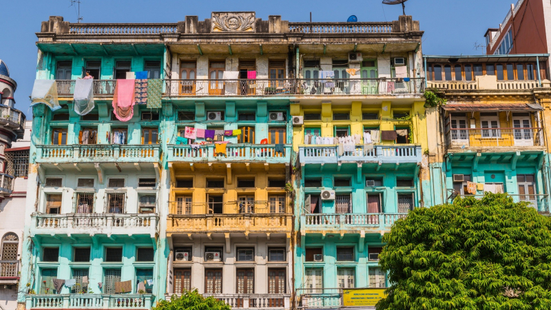 Buildings in Yangon