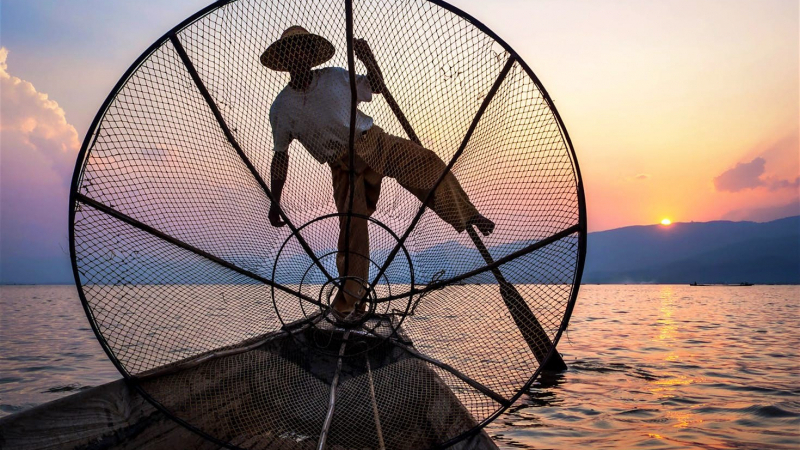 Inle Lake Fisherman