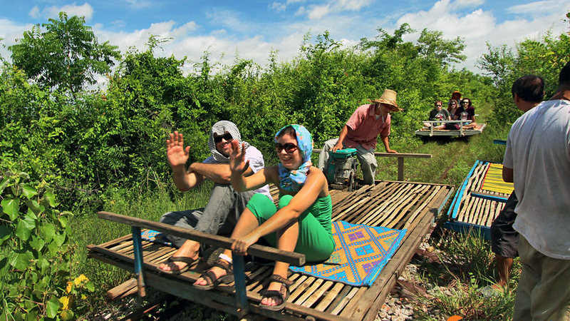 Battambang Bamboo Train L