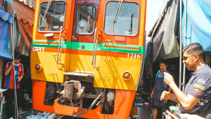 Railway Market Bangkok Thailand