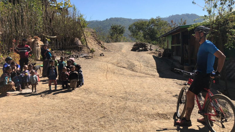 Biking Rural In Yangon