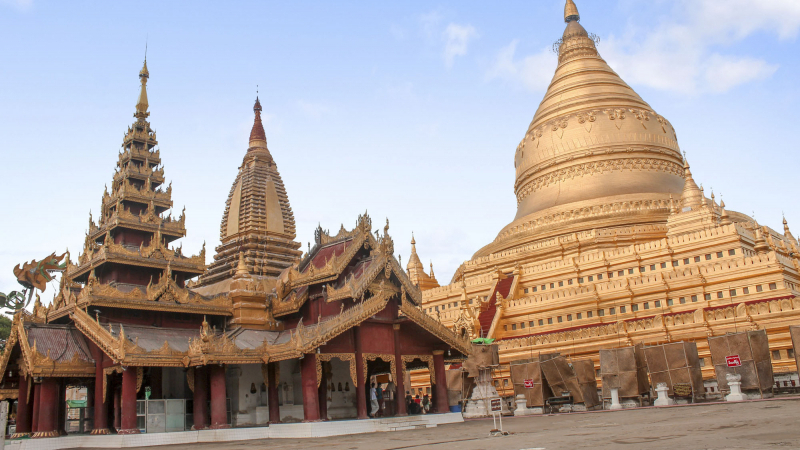 Shwezigon Pagoda Pagan