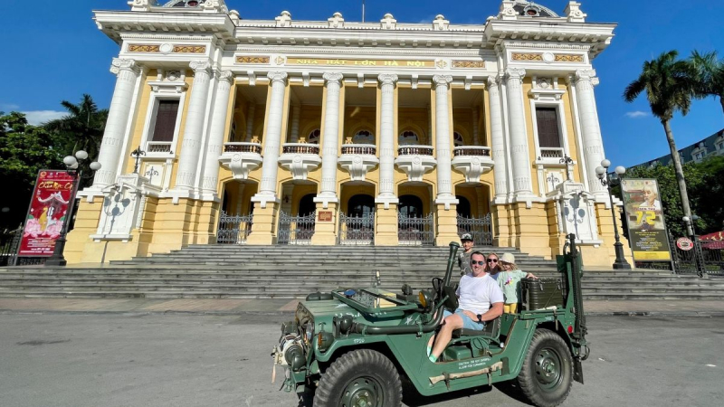 Pass Through Hanoi Opera House
