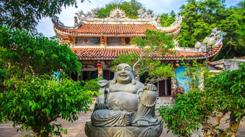 Hidden Caves And Pagodas Are Sprinkled Around The Marble Mountains