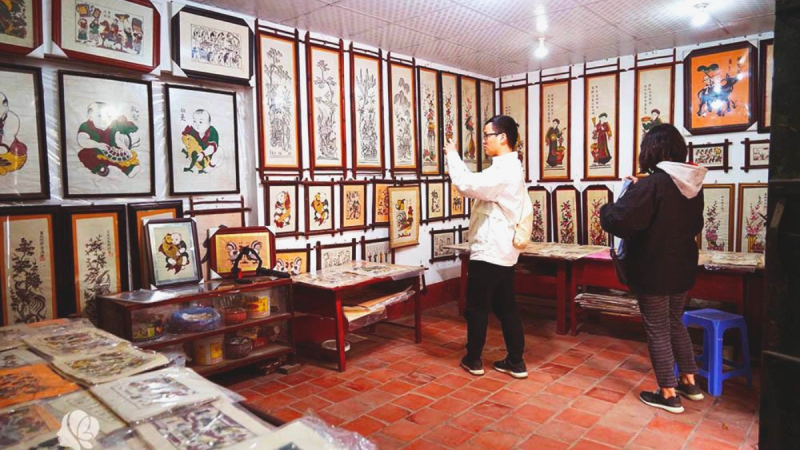 Get To Dong Ho Village The Only Folk Painting Village In Vietnam