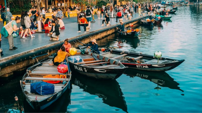 Transfer Back To Central Hoi An By A Small Ferry