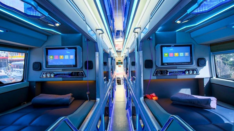 Bus With Modern Private Cabin