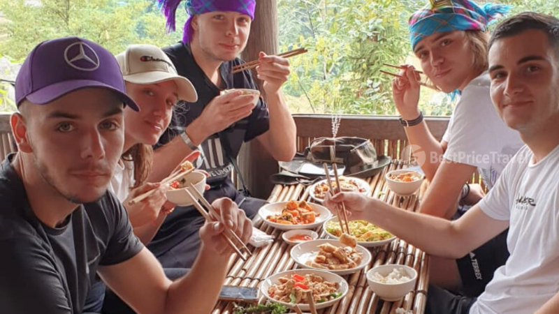 Delicious Picnic Lunch In Sapa