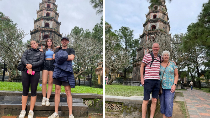 Explore The Unique Architecture At Thien Mu Pagoda