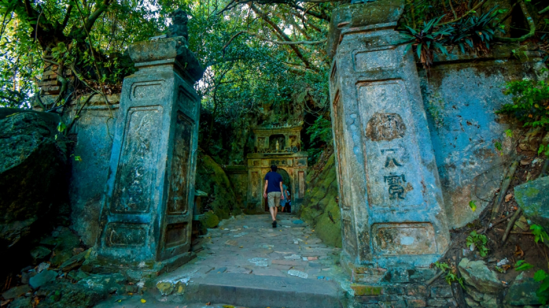 The Entrance Of Marble Mountain