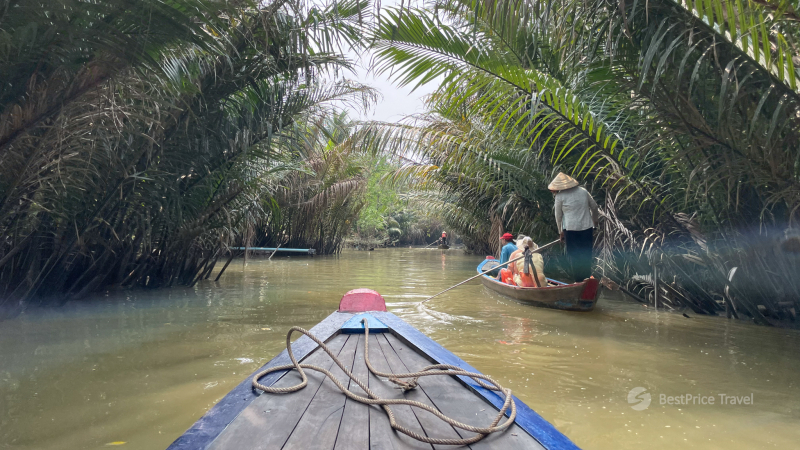Relaxing time in the boat trip