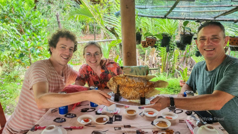 Delicious Lunch With Various Local Cuisines