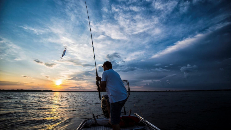 Enjoying Night Fishing In Phu Quoc