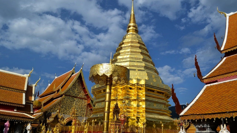 The Glamorous Temple From The Outside