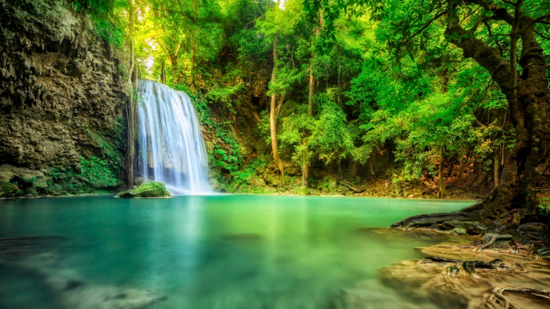 Day 4 Breathtaking Nature In Erawan Waterfall