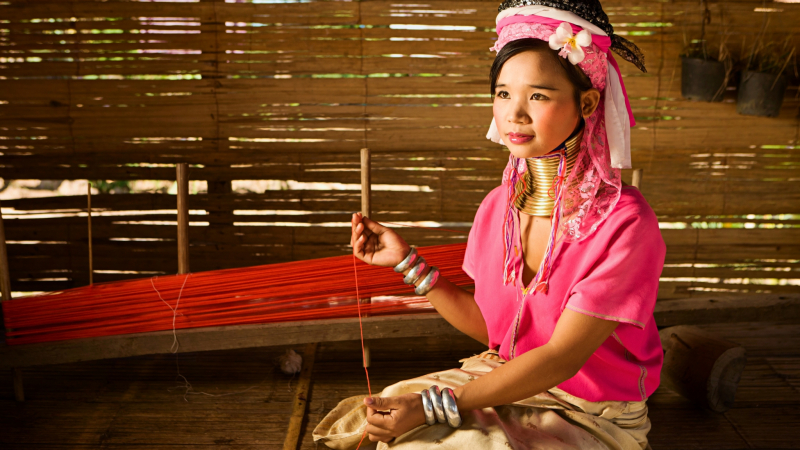 Day 5 Woman In Karen Village