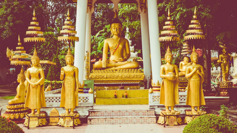 Day 4 Golden Buddha Images Of Wat Sisaket
