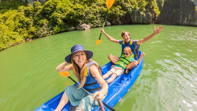 Day 6 Go Kayaking Together In Halong Bay