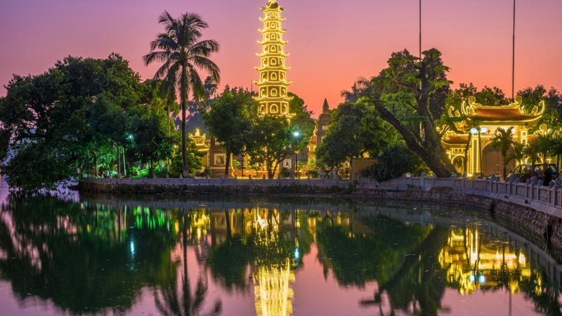 Day 8 Tran Quoc Buddhist Pagoda Next To West Lake