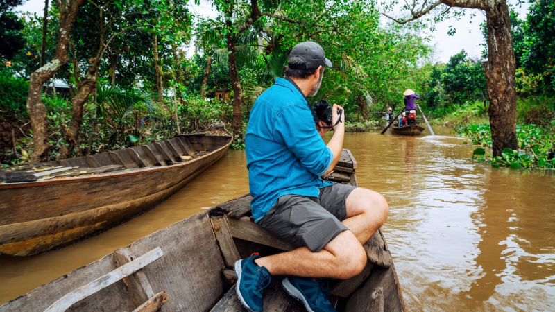 Day 12 Sit On A Sampan Through Mekong Delta Canal