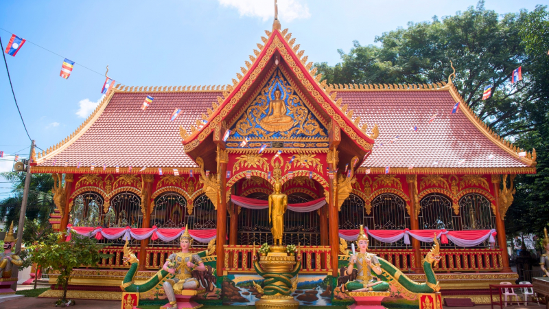 Day 6 Wat Si Muang The Most Spiritual Temple In Laos