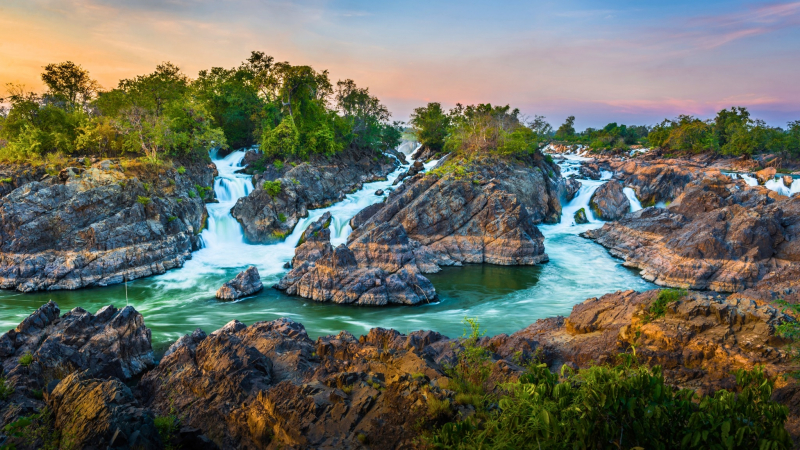 Day 6 4000 Island Region, A Group Of Small Islands In The Mekong River Delta