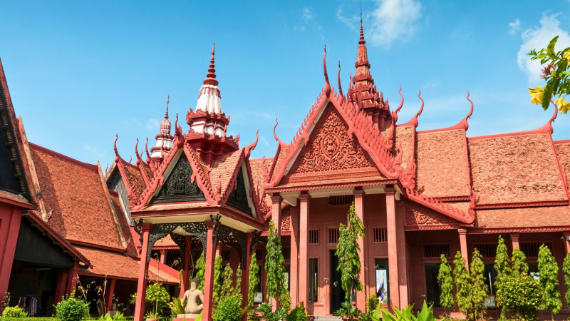Day 3 The National Museum Which Was Built With Traditional Khmer Style