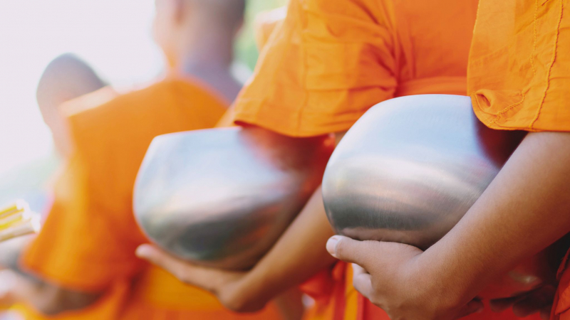 Day 2 The Daily Morning Alms Giving A Tradition Of Laos That Dates Back To The 14 Th Century