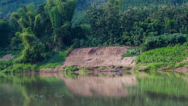 Day 8 On The Mekong River, Take In Some Fresh Air And Observe Nature.