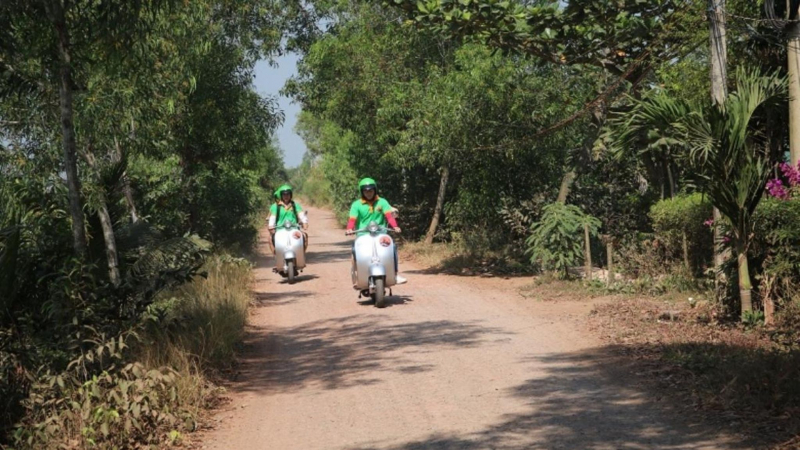 Experience Serene Atmosphere On Vespa