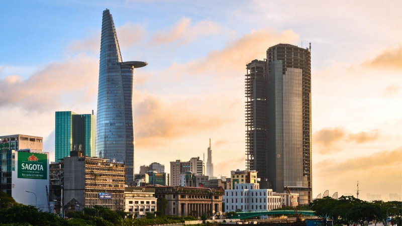 Admire The Magnificent Bitexco Tower - One Of The Tallest Building In Vietnam